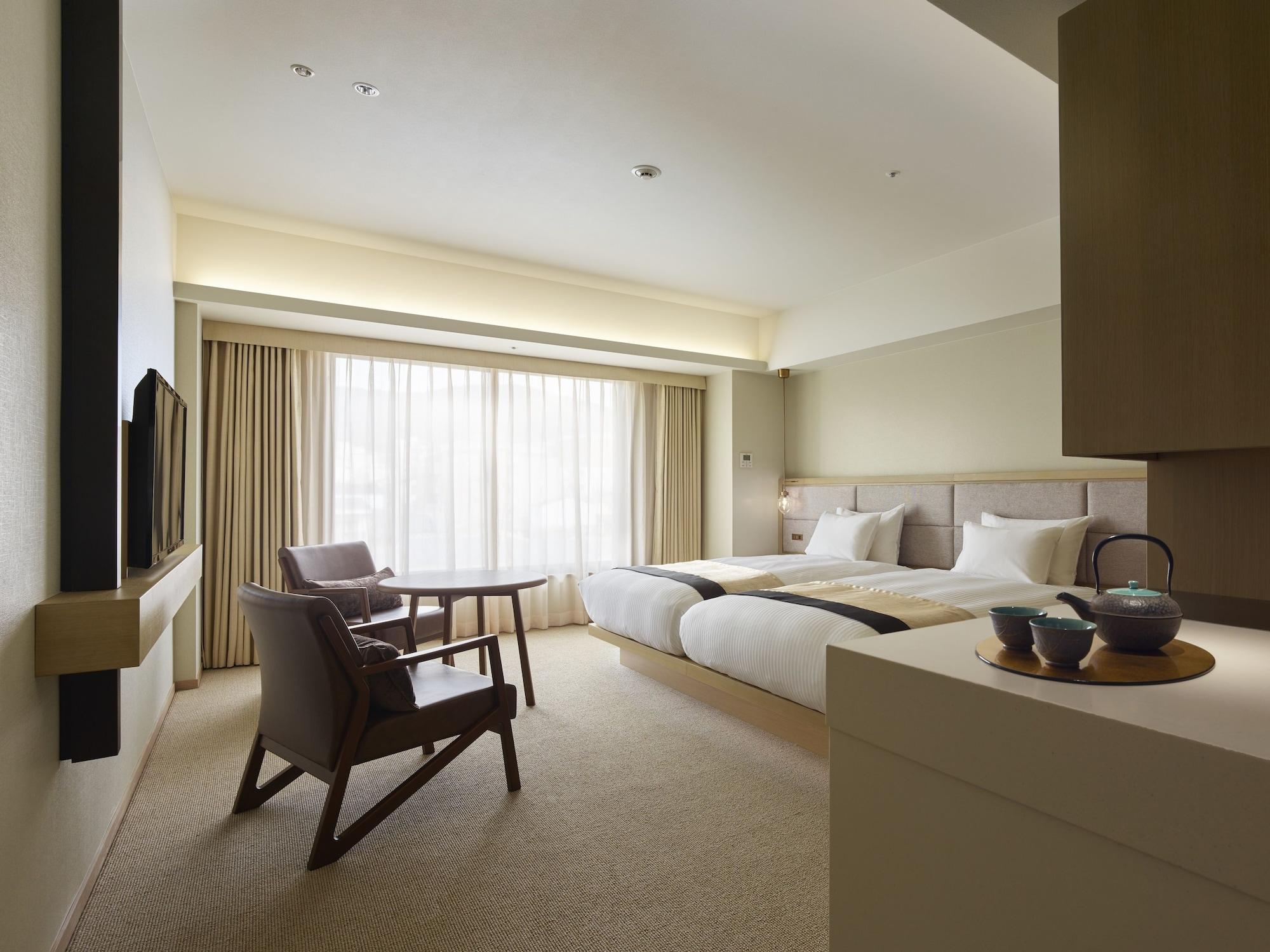 Hotel The Celestine Kyoto Gion Exteriör bild A room at the hotel