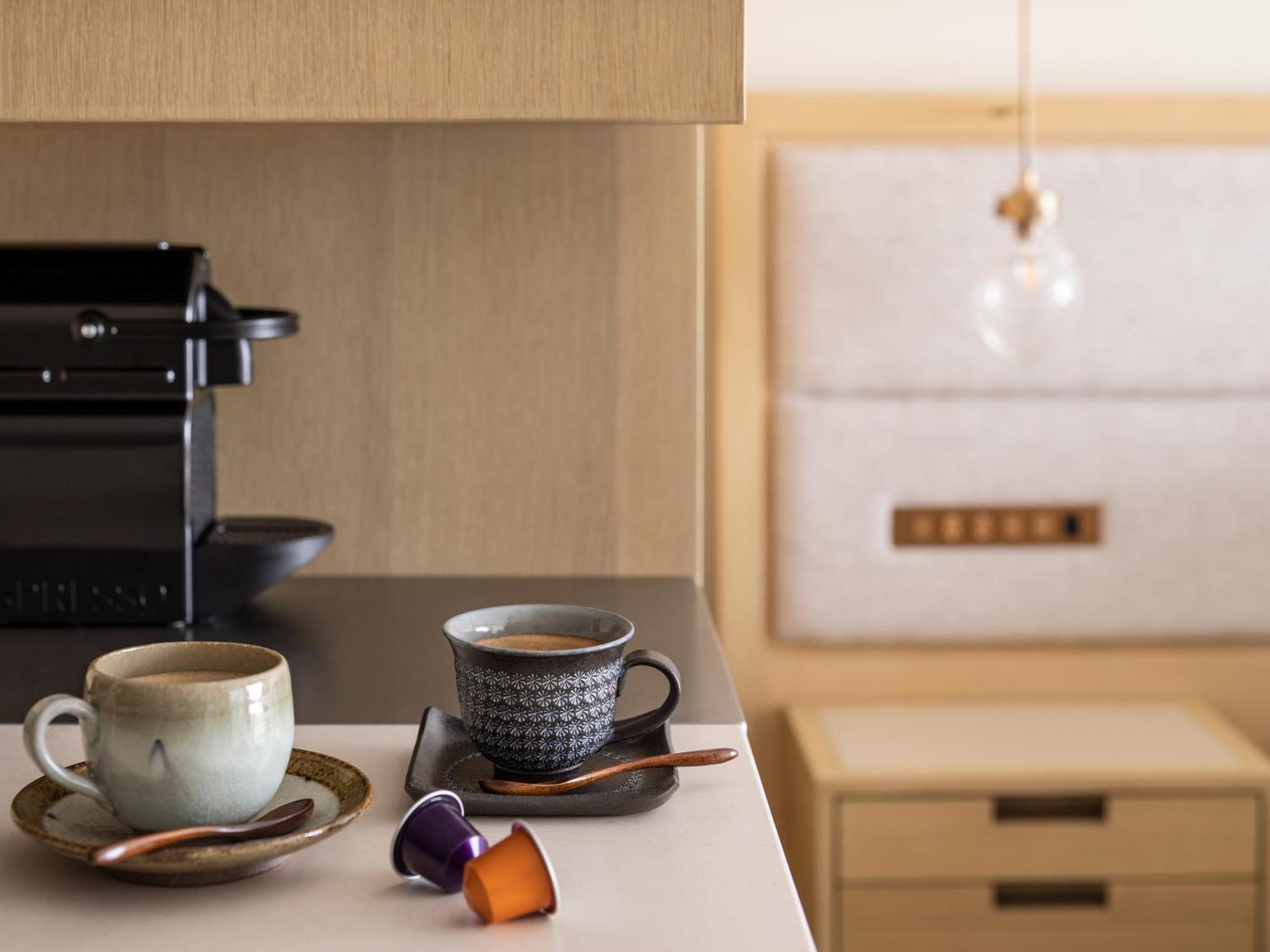 Hotel The Celestine Kyoto Gion Exteriör bild A Nespresso coffee machine