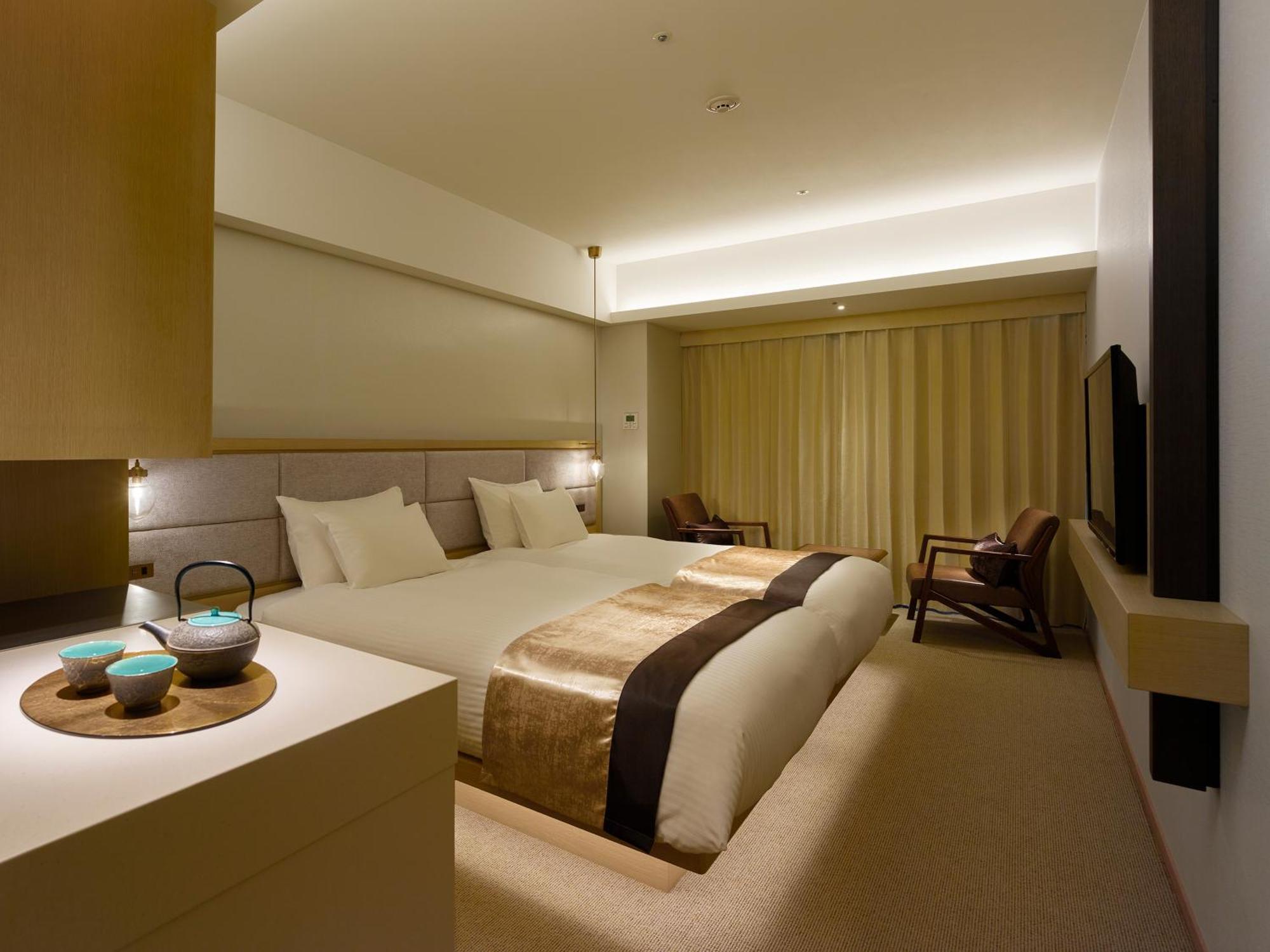 Hotel The Celestine Kyoto Gion Exteriör bild A room at the hotel