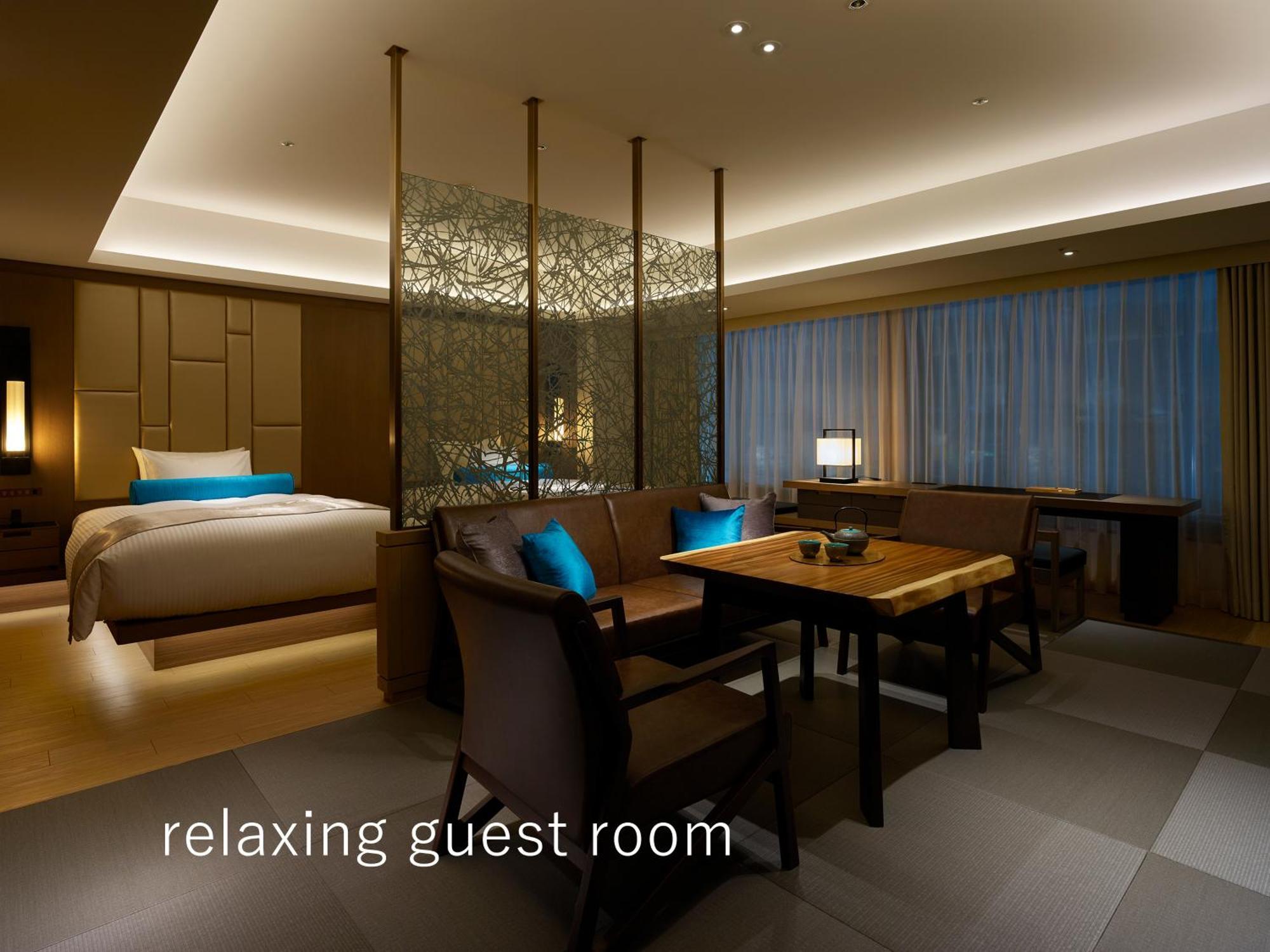 Hotel The Celestine Kyoto Gion Exteriör bild Guest room